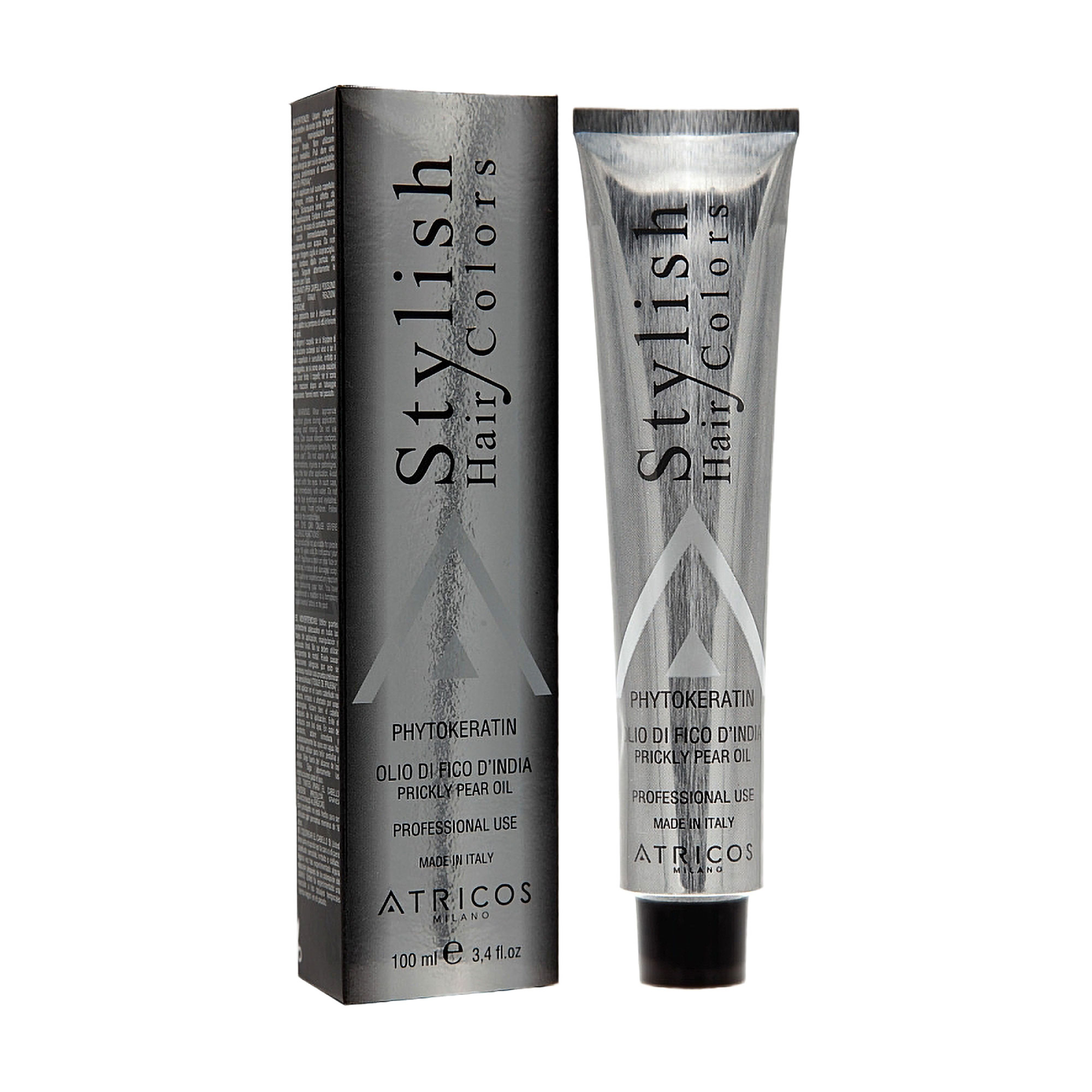 Перманентна крем-фарба для волосся Atricos Milano Stylish Hair Color 7.66 Titan Red, 100 мл